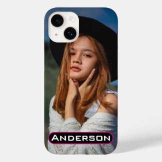 Para iPhone 14 De Case-Mate Funda Personalizada con Nombre y Foto