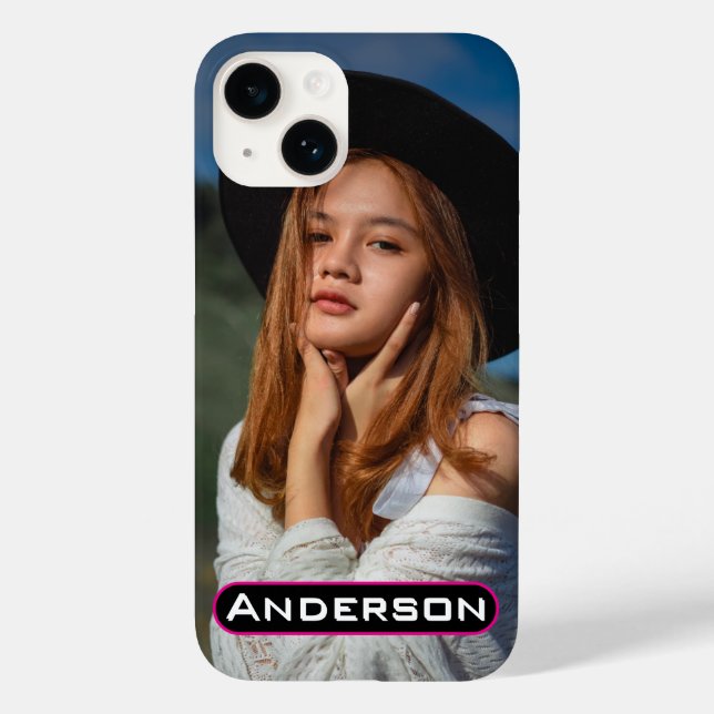 De Case-Mate Para iPhone Funda Personalizada con Nombre y Foto (Reverso )