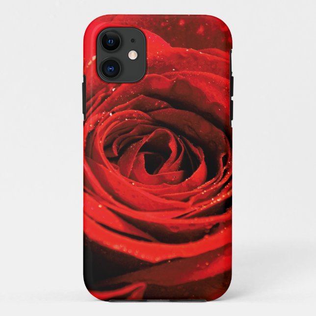De Case-Mate Para iPhone Funda rojo rosa con apenas un teléfono (Reverso)
