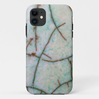 Para iPhone 11 Gemstone Series - Funda turquesa claro raqueado