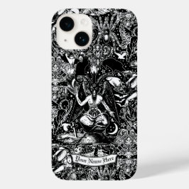 Para iPhone 14 De Case-Mate Gótico personalizado Baphomet Funda gótico satánic