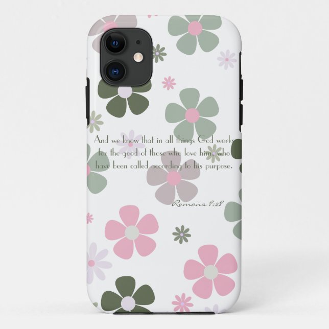 De Case-Mate Para iPhone Groovy Graceful Elegance: Pastel Funda cristiano (Reverso)