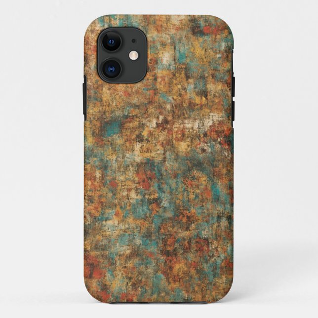 De Case-Mate Para iPhone Grunge Skull Art Mobile Funda (Reverso)