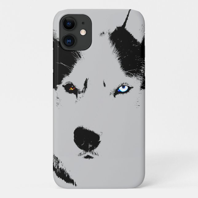 De Case-Mate Para iPhone Husky Galaxy S3 Funda Perro confitado Funda Husky (Reverso)