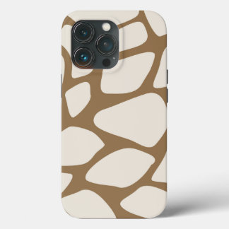 Para iPhone 13 Pro Impresión animal neutra Funda duro Minimalista par