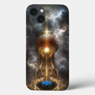 Para iPhone 13 Orb Of Light Fractal Art iPad Apenas Ahí Funda