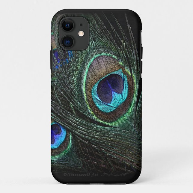 De Case-Mate Para iPhone Peacock Feathers iPhone5 Universal Funda (Reverso)