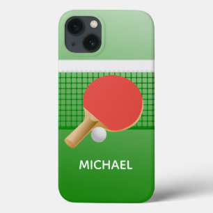 Para iPhone 13 Ping Pong Table Tennis Design Smartphone Funda