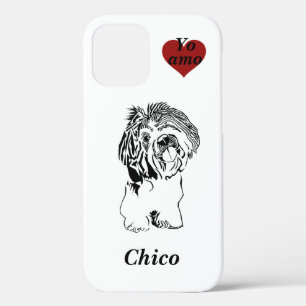 Para iPhone 12 Preciosa Funda Personalizada Shih Tzu