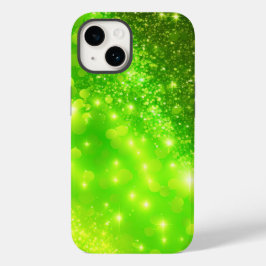 Para iPhone 14 De Case-Mate Purpurina Lime Green iPhone/iPad Mate Tough Funda