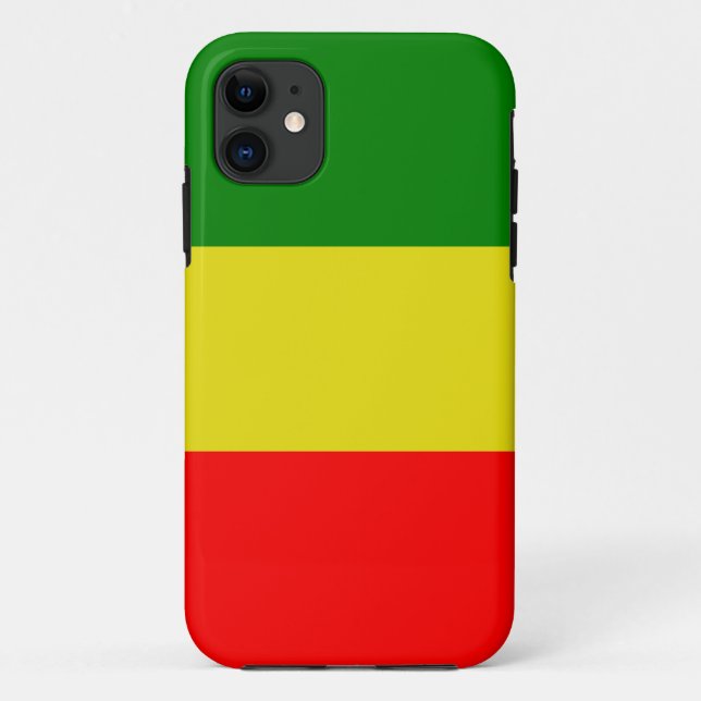 De Case-Mate Para iPhone Rasta Funda (Reverso)