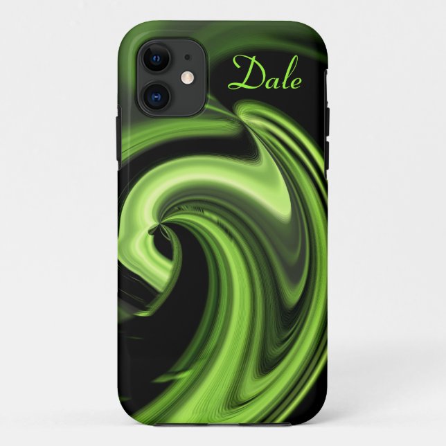 De Case-Mate Para iPhone Resumen Chartreuse Heart iPhone5 funda Personalize (Reverso)