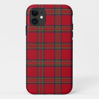 Royal Stewart Tartan Plaid iPhone, Plus, Pro Funda