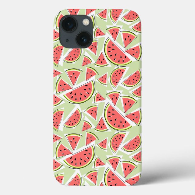 De Case-Mate Para iPhone Watermelon Multi iPad Mini funda verde (Reverso)