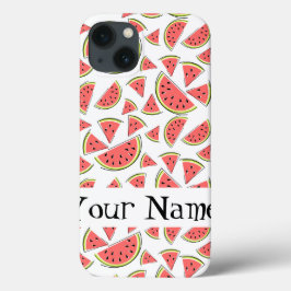 Para iPhone 13 Watermelon 'Name' Multi iPad Mini funda