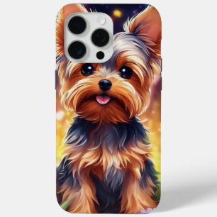 Para iPhone 15 Pro Max Yorkie Funda