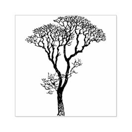 De Caucho Apéndice del pasaporte Safari del sello del árbol