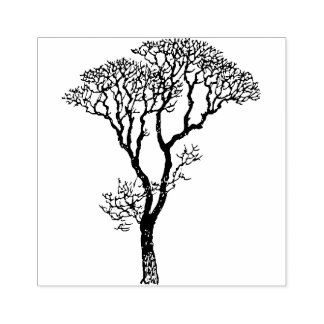 De Caucho Apéndice del pasaporte Safari del sello del árbol