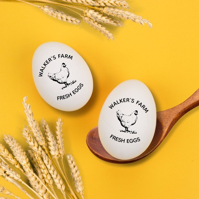 De Caucho Granja Gallina Sello Personalizado para Huevos (Subido por el creador)