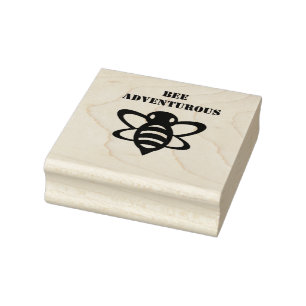 De Caucho Sello Bee Adventurous