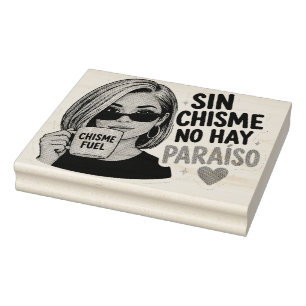De Caucho Sello Chisme