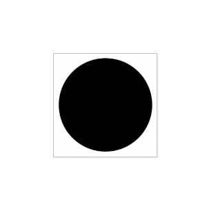 De Caucho Sello Circle Rubbir