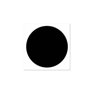 De Caucho Sello Circle Rubbir