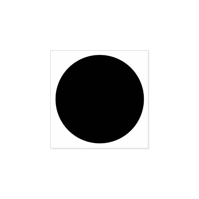 De Caucho Sello Circle Rubbir (Impresión)