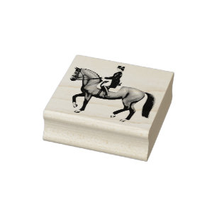 De Caucho Sello ecuestre del arte del caballo del Dressage