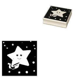 De Caucho Sello Estrella