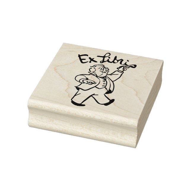 De Caucho Sello Ex Libris GKC (Sello)