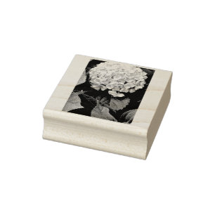 De Caucho Sello Hydrangea