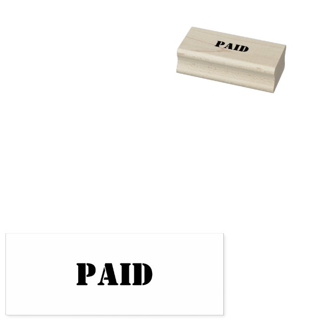 De Caucho Sello pagado (Sellado)