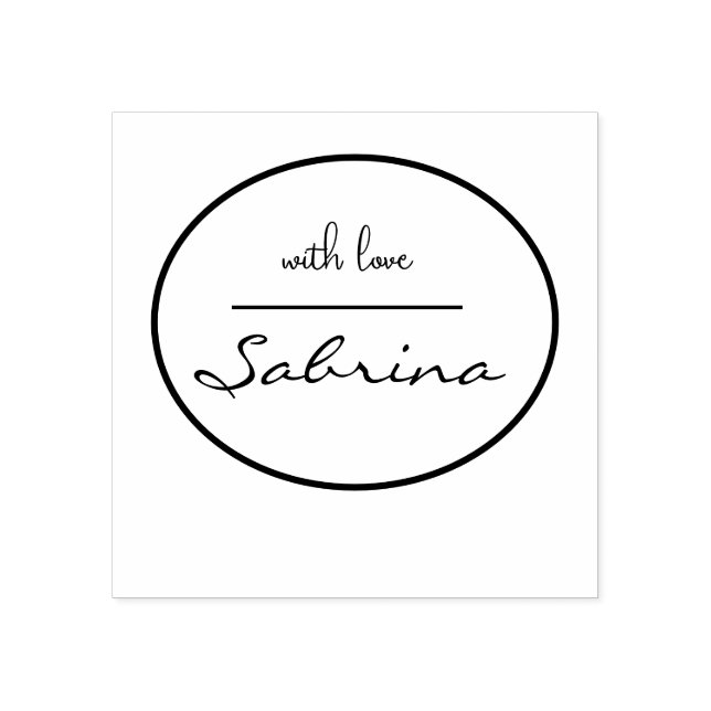 De Caucho Sello personal (Impresión)