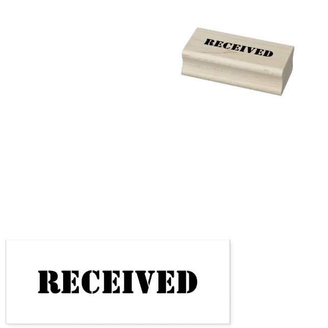 De Caucho Sello recibido (Sellado)