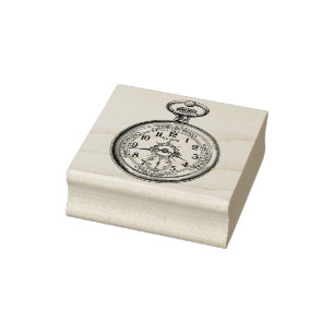 De Caucho Sello Vintage Elgin Old Watch