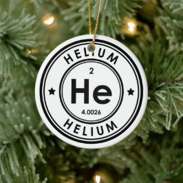 De Cerámica Adorno Cerámico del Elemento Helio