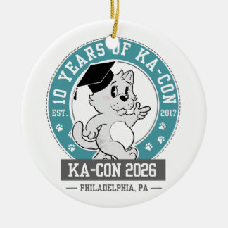 De Cerámica Adorno conmemorativo KACON 2026