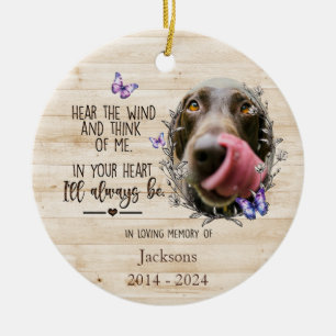 De Cerámica Adorno conmemorativo personalizado para perros con