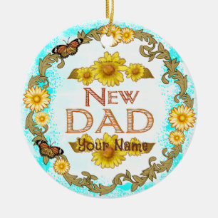 De Cerámica Adorno Daisy Nuevo Papá