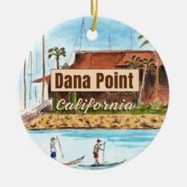 De Cerámica Adorno del Dana Point Yacht Club