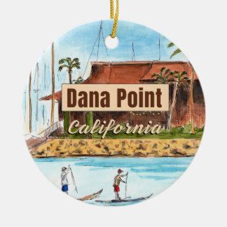 De Cerámica Adorno del Dana Point Yacht Club