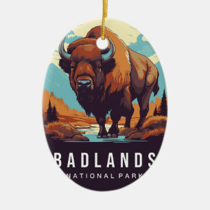 DE CERÁMICA ADORNO DEL PARQUE NACIONAL BADLANDS
