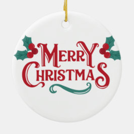 De Cerámica Adorno Feliz Navidad | Recuerdo Personalizado 