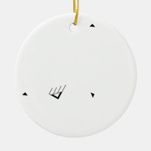 De Cerámica Adorno Geométrico Moderno   Arte Navideño Minimali
