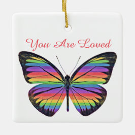 De Cerámica Adorno Mariposa Te Aman