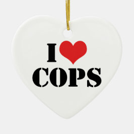 De Cerámica Adorno Me Encantan Los Policías