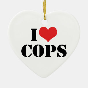 De Cerámica Adorno Me Encantan Los Policías