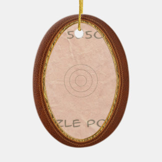 De Cerámica Adorno - Oval - Paisaje