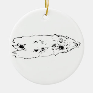 De Cerámica Adorno para árbol: dorado hacia el cielo
